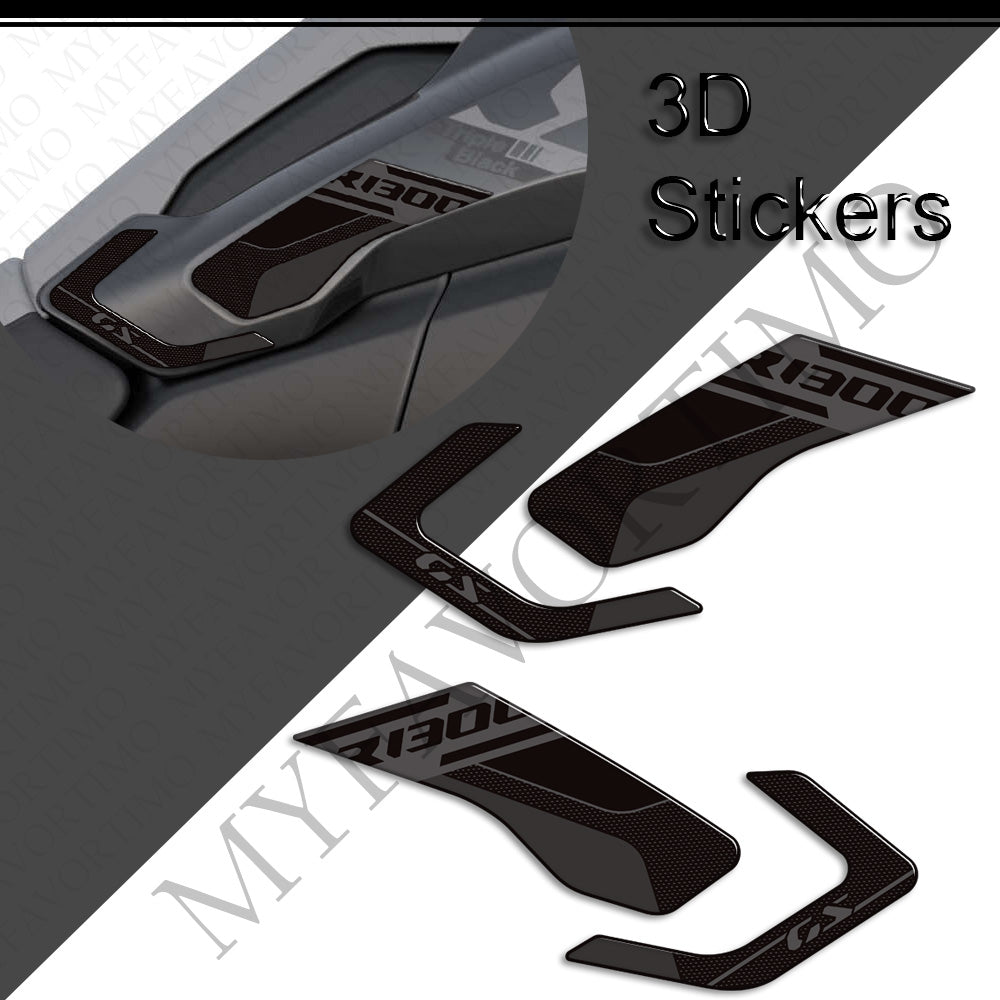 BMW R1300GS Adventure Trophy Triple Black Option 719 3D Epoxy Tank Decals Kit 丨 3D Resin Protector