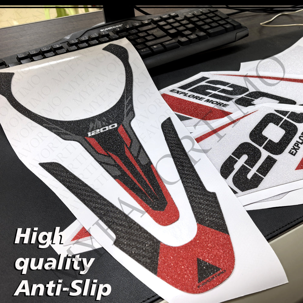 Moto Morini X-Cape 1200 | Anti-Slip Knee Tank Pad & Cap Protection Stickers