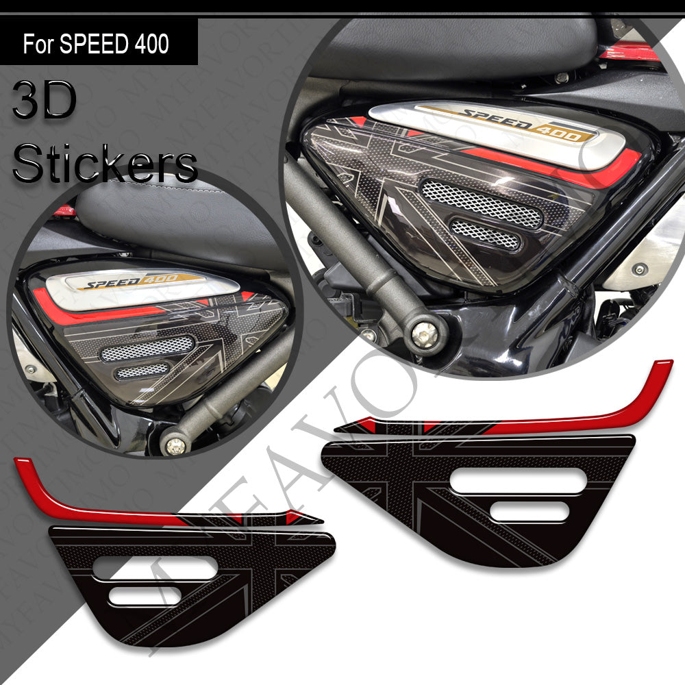 Triumph Speed 400 Decals Kit 2024-2025 丨 Tank Pad and Full Body Stickers