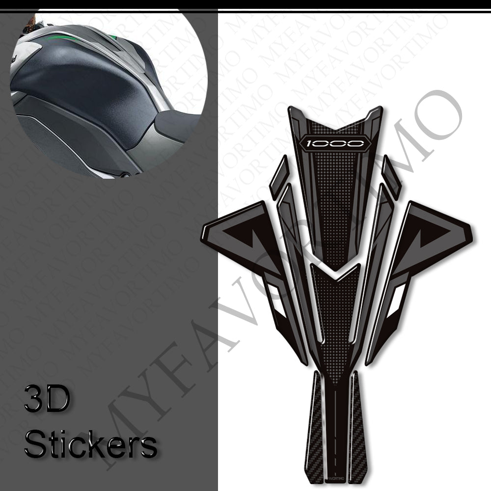 Kawasaki Z1000 Z1000SE | Tank Pad Knee Grip 3D Stickers