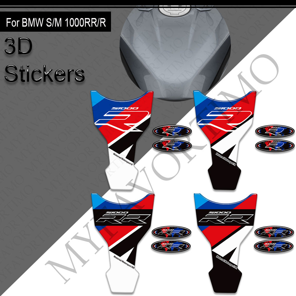 BMW S1000RR S1000R M1000R M1000RR Decals Kit 2021-2025 丨 Tank Pad and Side Stickers