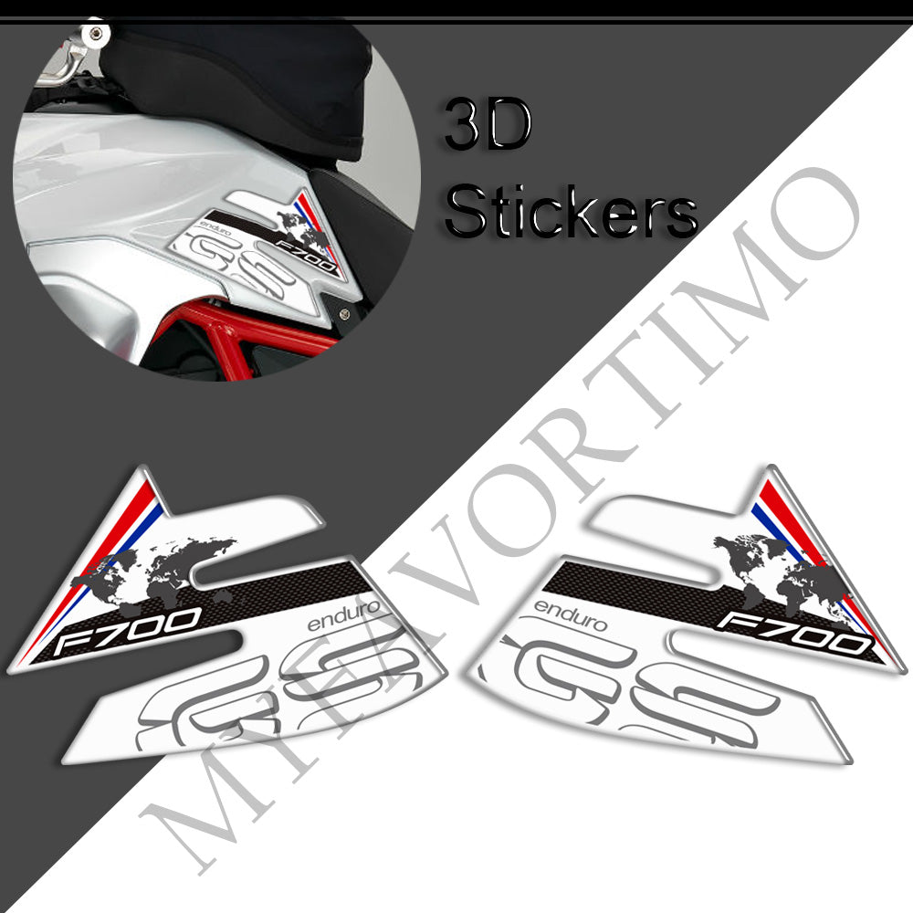 BMW F700GS GSA Adventure Tank Decals Kit 丨 Center Pad and Side Stickers