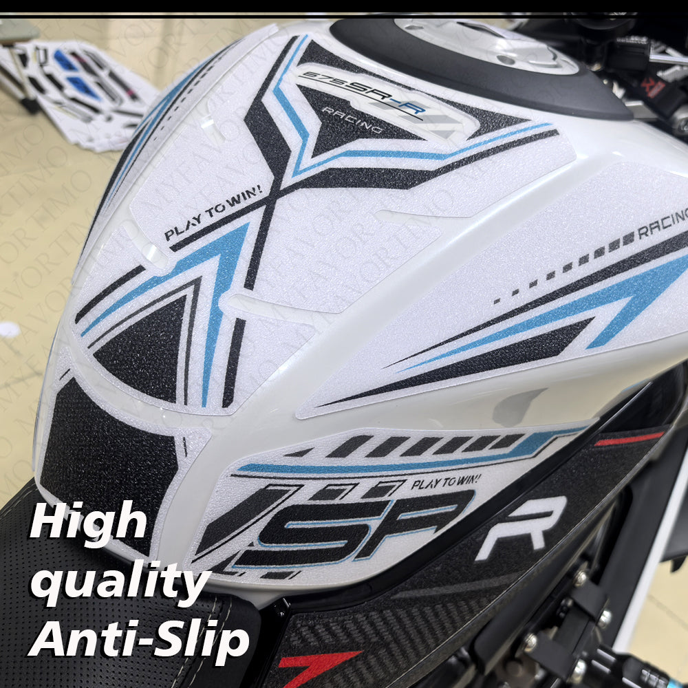 CFMOTO 675SR-R 675SRR Protection Réservoir 2025-2026 | Grip Genoux Mat Antidérapant