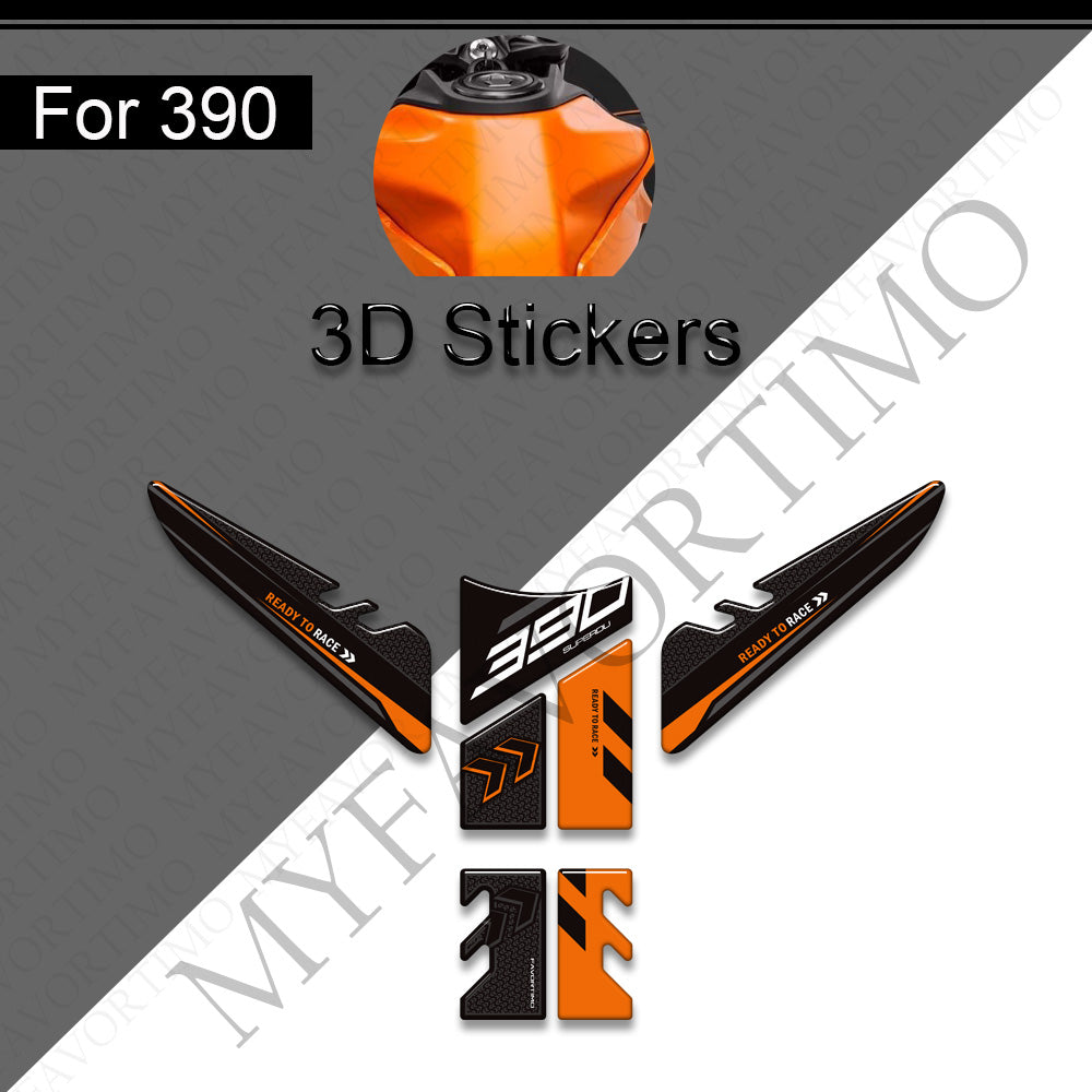 KTM 390 Duke Decals Kit 2024 丨 Tank Pad and Full Body Stickers