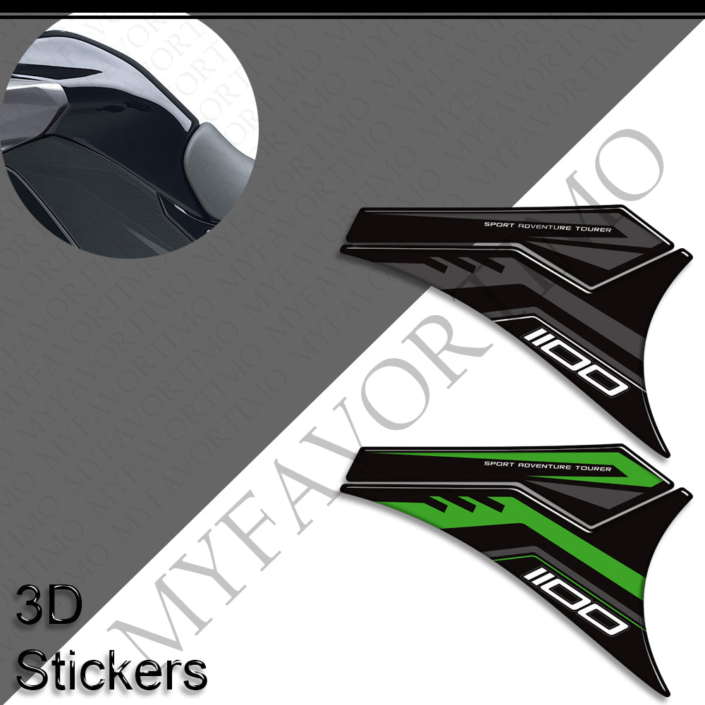 Kawasaki Versys 1000 / 1100 SE / LT / Sport | 3D Epoxy Tank Pad Stickers & Decals