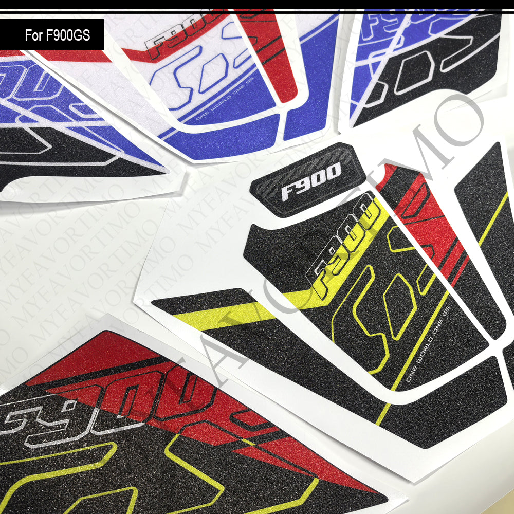 BMW F900GS Anti-Slip Tank Pad Kit 2024-2026 丨 Center and Side Stickers