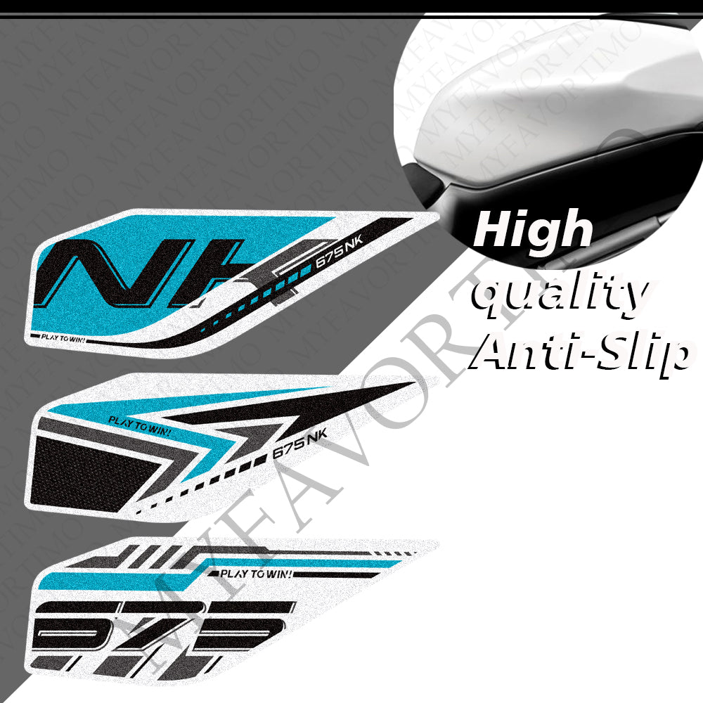 CFMOTO 675NK Tank Pad 2025‑2026 | Matte Knee Grip Anti‑Slip Decals