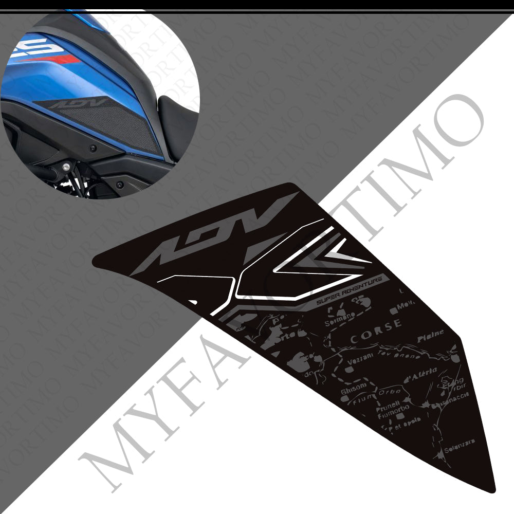 Kove 625X Adventure Anti-Slip Tank Pad Kit 2025-2026 丨 Center and Side Stickers