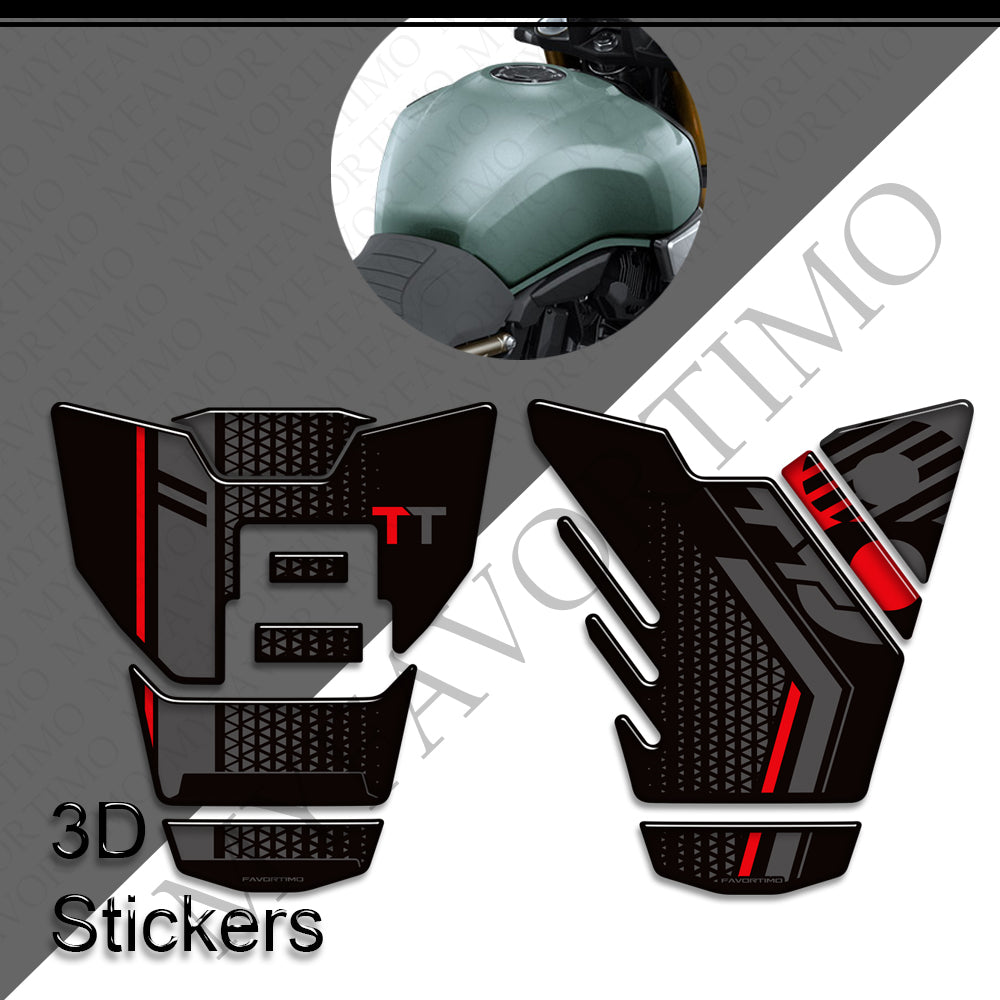 Suzuki GSX-8T GSX-8TT | Tank Pad Knee Stickers decals