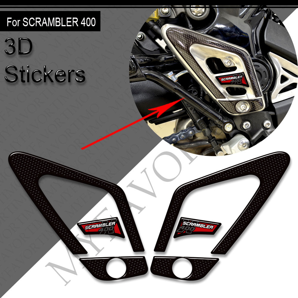 Triumph Scrambler 400X Decals Kit 2024-2025 丨 Tank Pad and Full Body Stickers