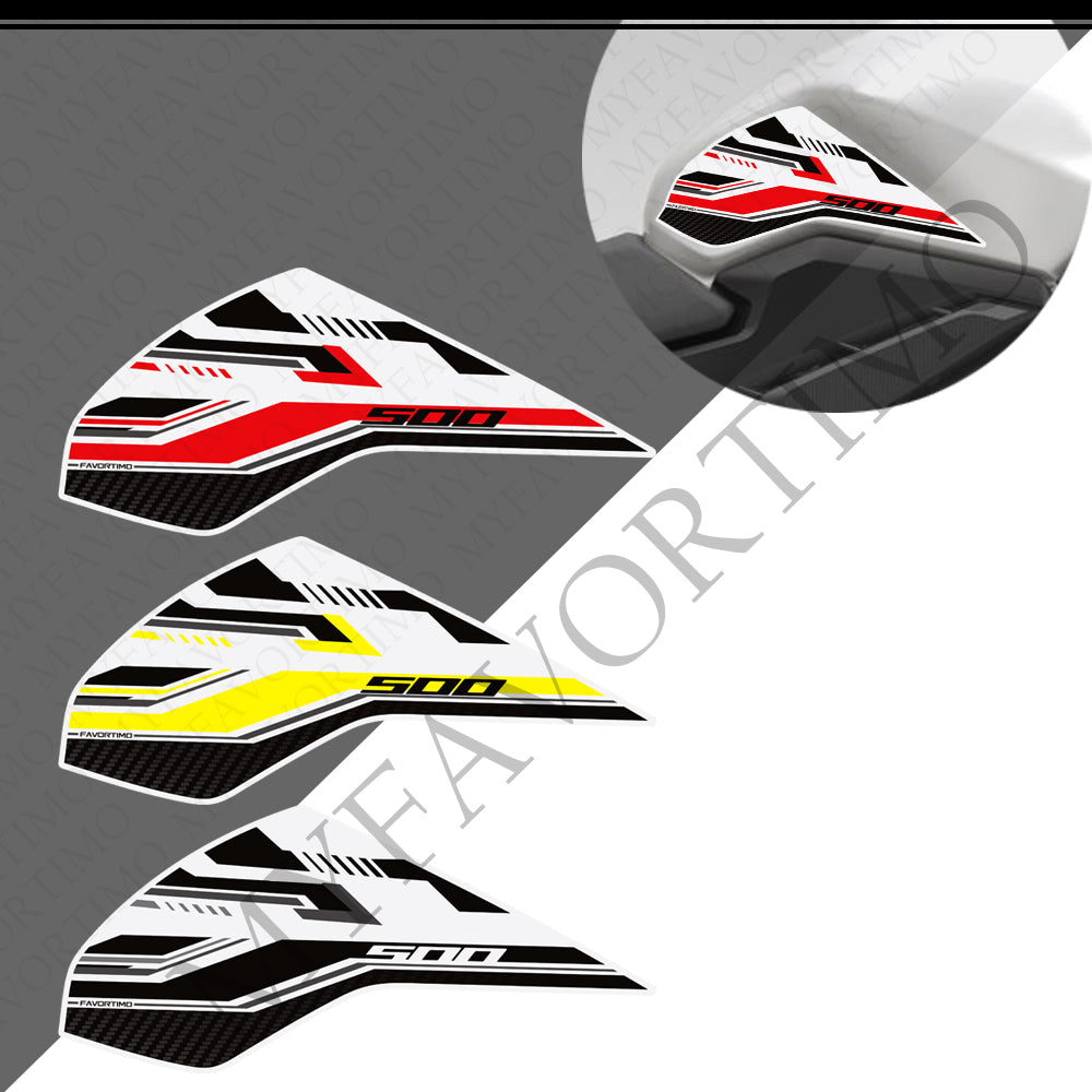 Honda CB500 Hornet CB500F CBR500R Anti-Slip Tank Pad Kit 丨 Center and Side Stickers