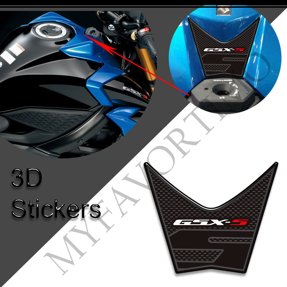 Suzuki GSX-S750 3D Epoxy Tank Decals Kit 2017-2024 丨 Side Tank Stickers