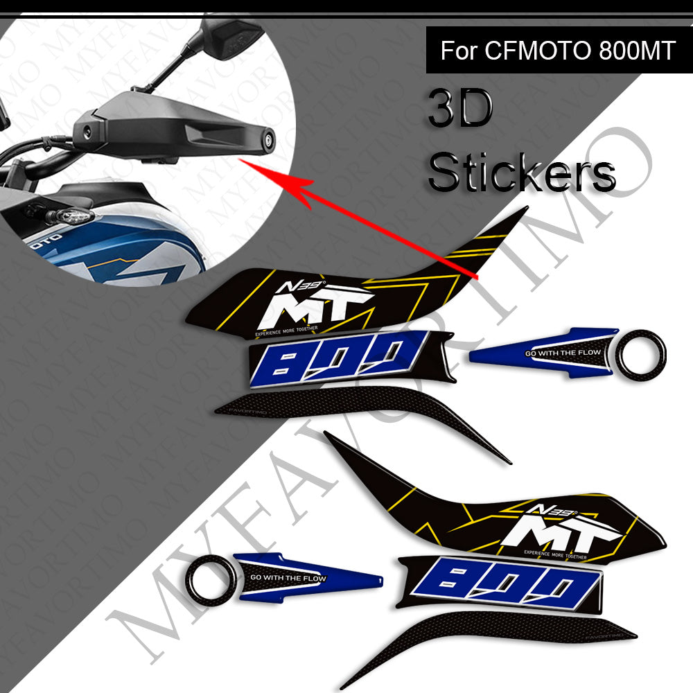 CFMOTO 800MT Body Panel Decals Kit 丨 Fairing and Full Set Stickers