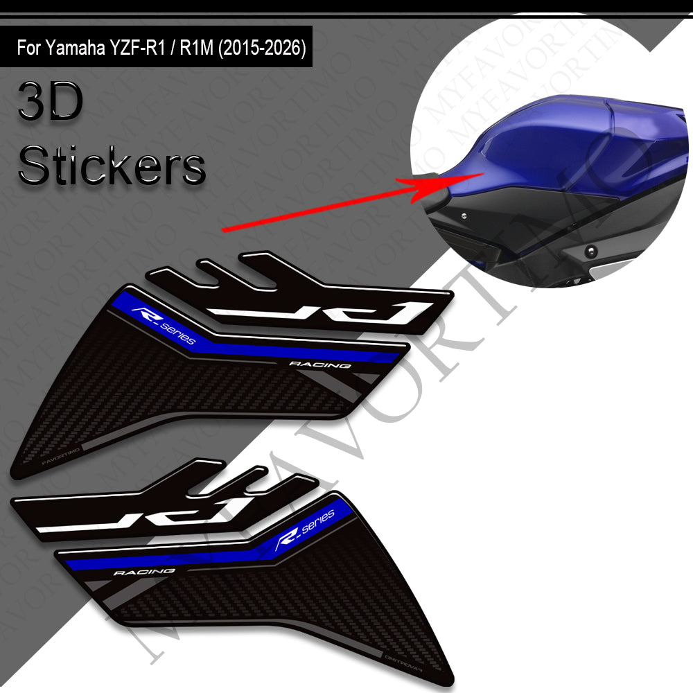 Yamaha YZF-R1 YZF-R1M Decals Kit 2015-2026 丨 Tank Pad and Side Stickers