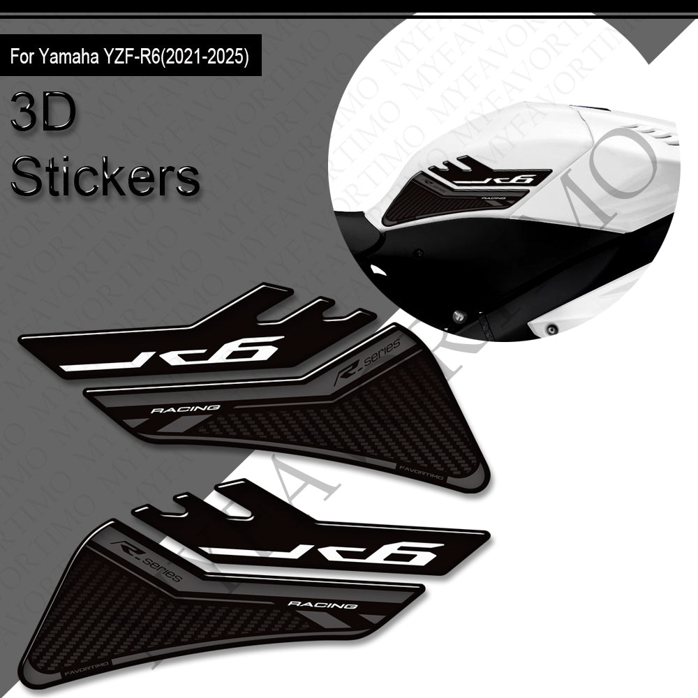 Yamaha YZF-R6 Decals Kit 2017-2025 丨 Tank Pad and Side Stickers