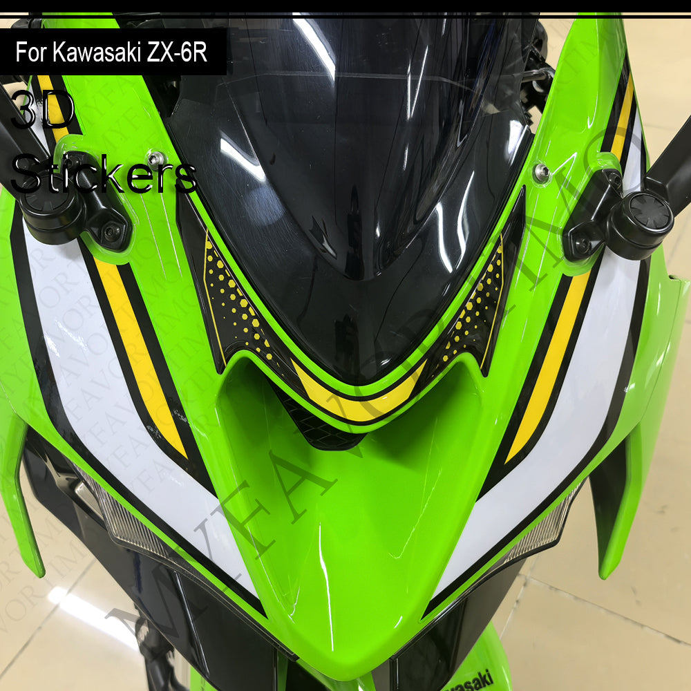 Kawasaki Ninja ZX-6R Decals Kit 2024-2026 丨 Tank Pad and Full Set Stickers