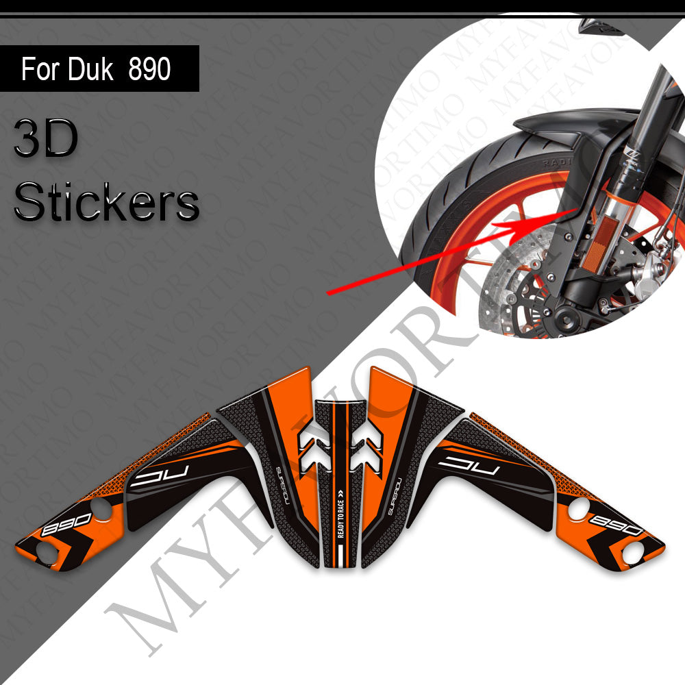 KTM 890 Duke Decals Kit 2021-2024 丨 Tank Pad and Full Body Stickers