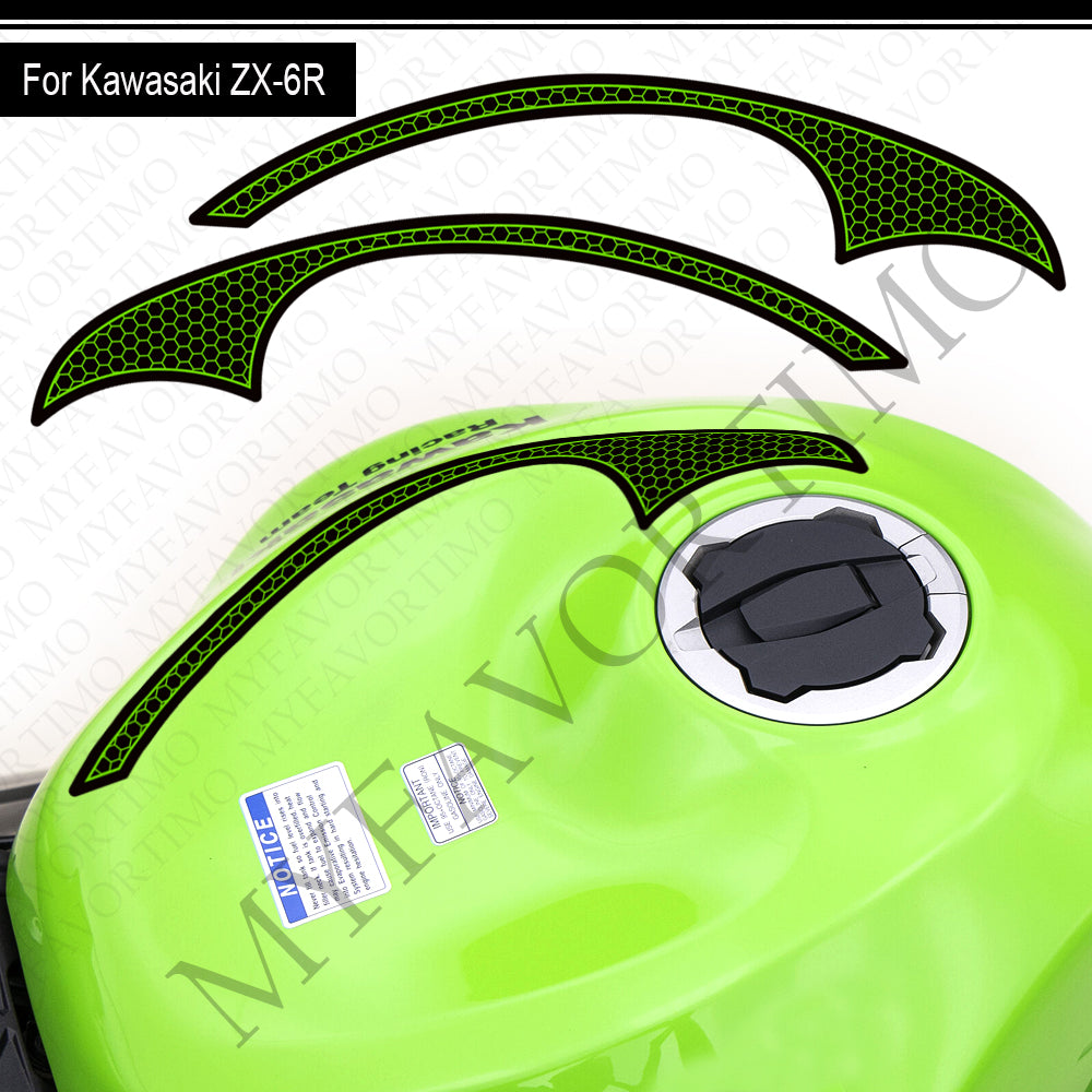 Kawasaki Ninja ZX-6R PVC Decals Kit 丨 Tank and Full Body Stickers