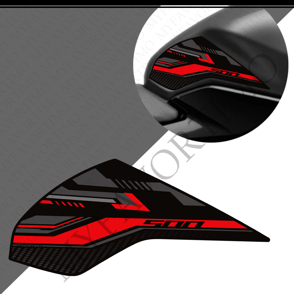 Honda CB500 Hornet CB500F CBR500R Anti-Slip Tank Pad Kit 丨 Center and Side Stickers