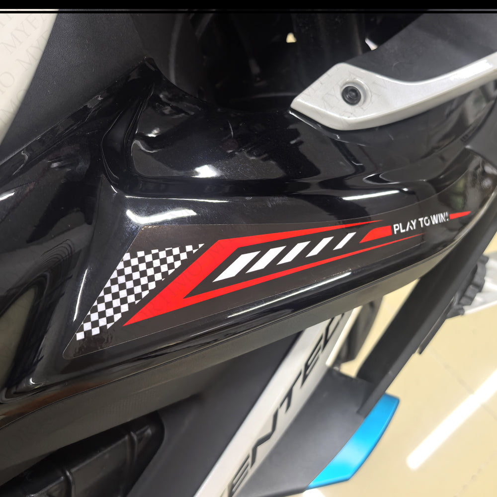 CFMOTO 675SR‑R 675SRR Tank Pad 2025‑2026 | PVC Knee Protection Decals