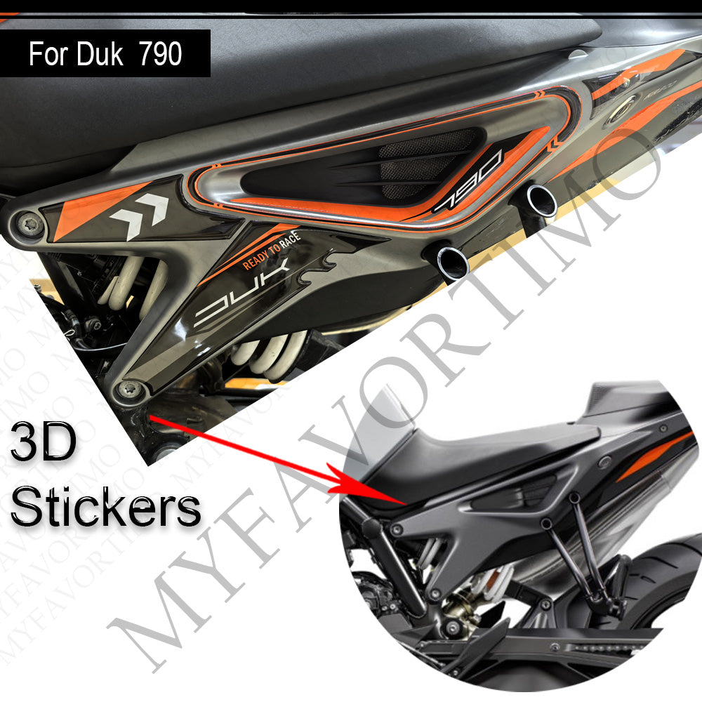 KTM 790 Duke Decals Kit 丨 Tank Pad and Full Body Stickers