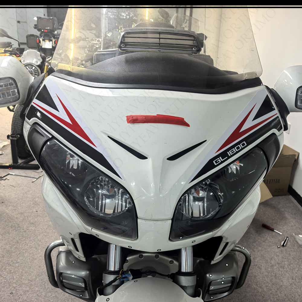 Honda Goldwing GL1800 F6B 2011‑2017 | PVC Tank Grips Front Fairing Fender Stickers Decals Kit