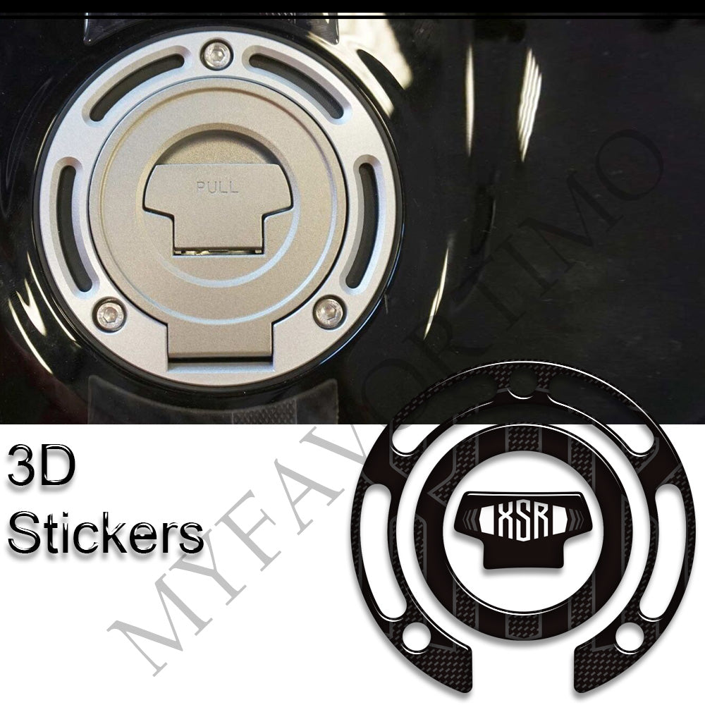 Yamaha XSR900 3D Epoxy Tank Decals Kit 2022+丨 Center Pad and Side Stickers