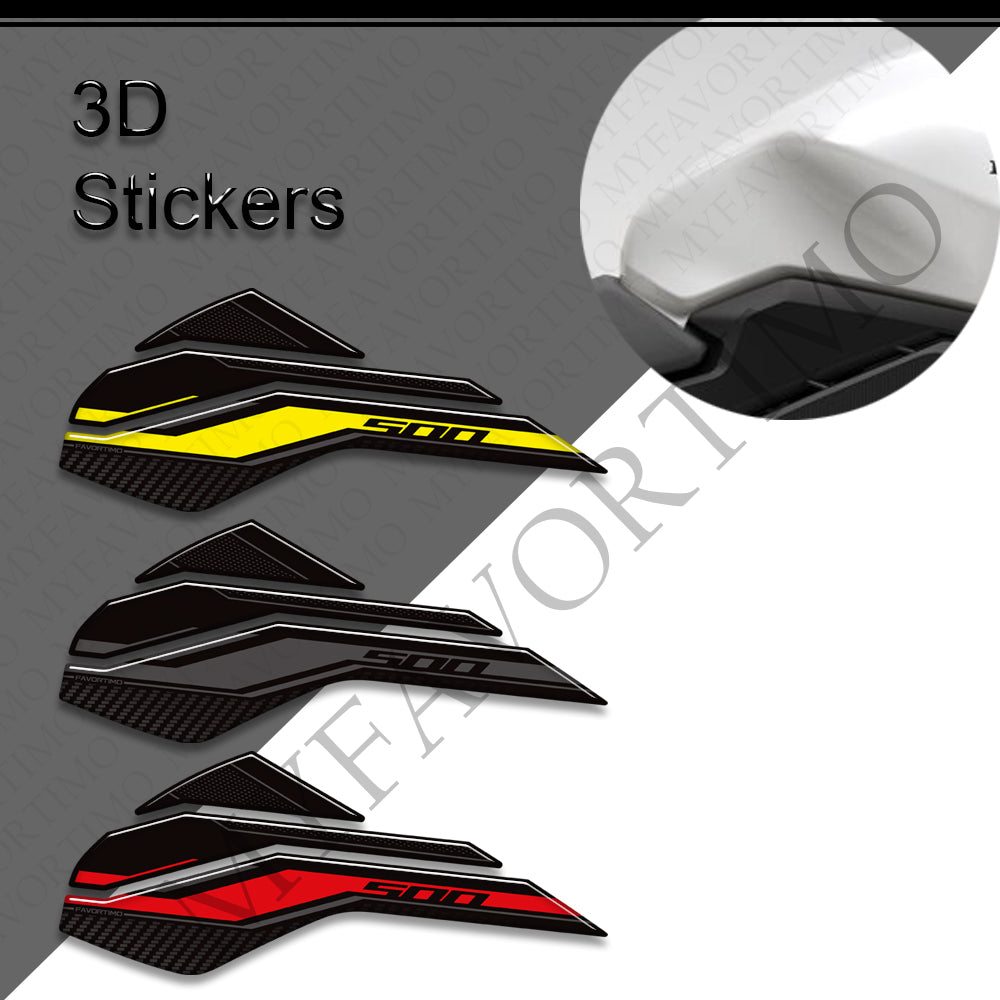Honda CB500 Hornet CB500F CBR500R 3D Epoxy Tank Decals Kit 丨 Fuel Cap and Side Stickers