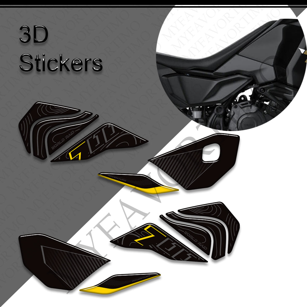 Yamaha Tenere 700 World Raid Decals Kit 2026 丨 Fuel Cap and Side Tank Sticker