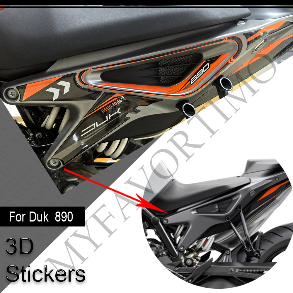KTM 890 Duke Decals Kit 2021-2024 丨 Tank Pad and Full Body Stickers