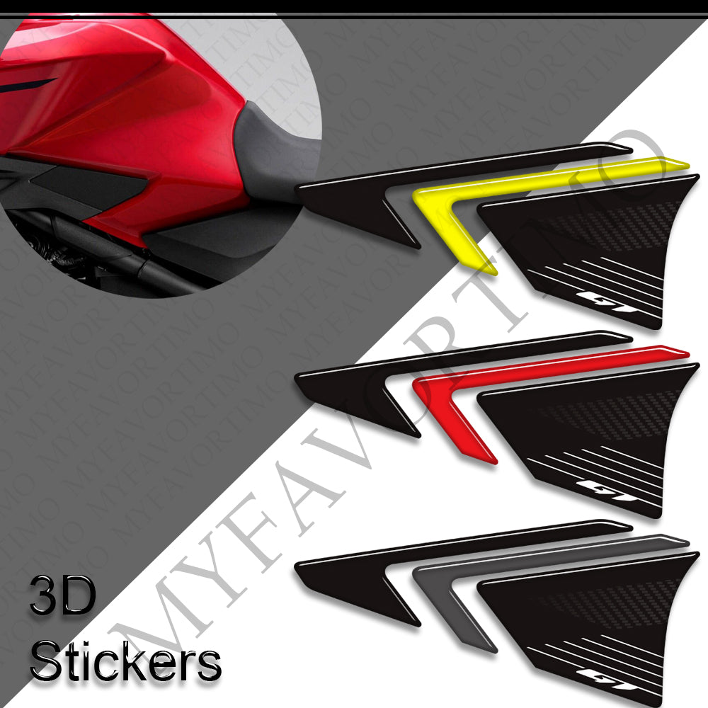 Honda CB1000GT 3D Epoxy Tank and Handguard Decals Kit 2026 丨 Fuel Cap and Full Set Stickers