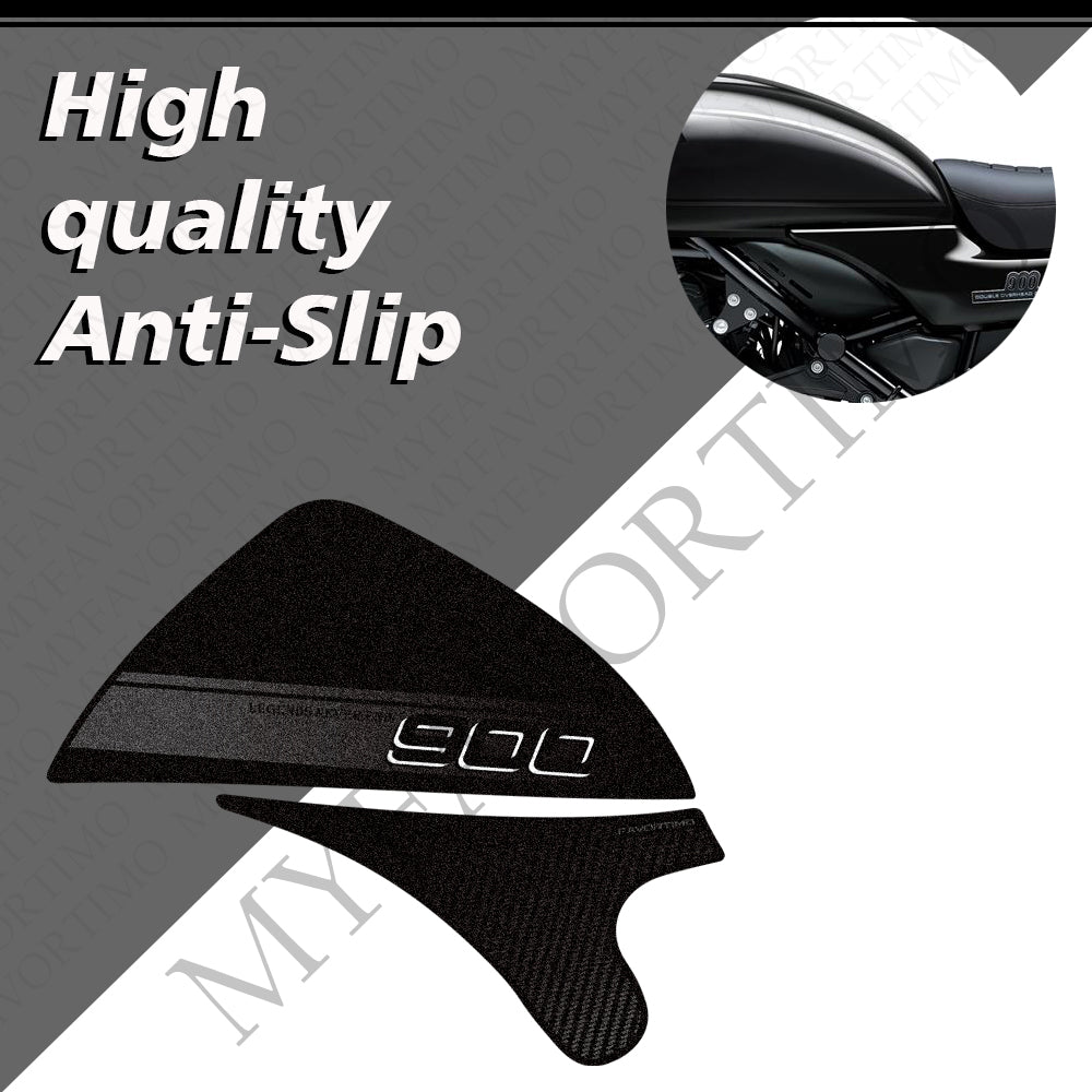 Kawasaki Z900RS Z900RS Cafe SE Anti-Slip Tank Pad Kit 2017-2026 丨 Center and Side Stickers