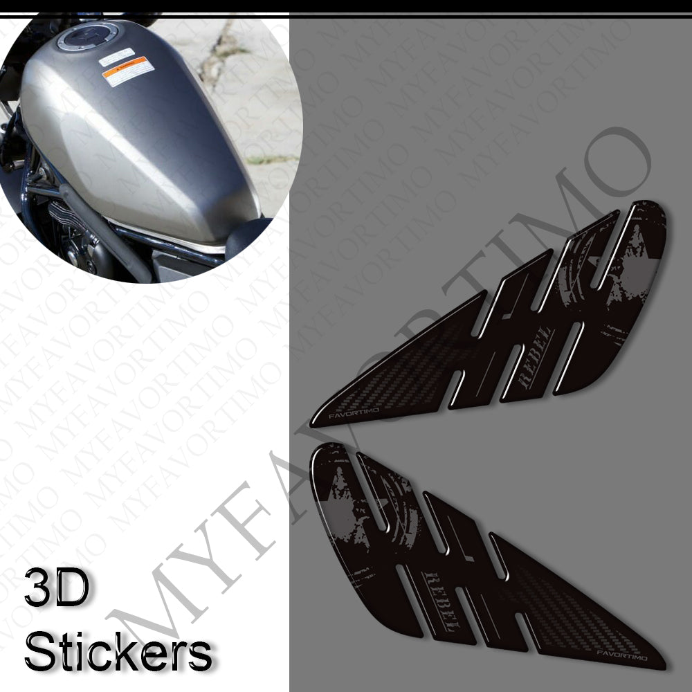 Honda Rebel 250 300 500 Decals Kit 丨 Tank Pad and Full Set Stickers