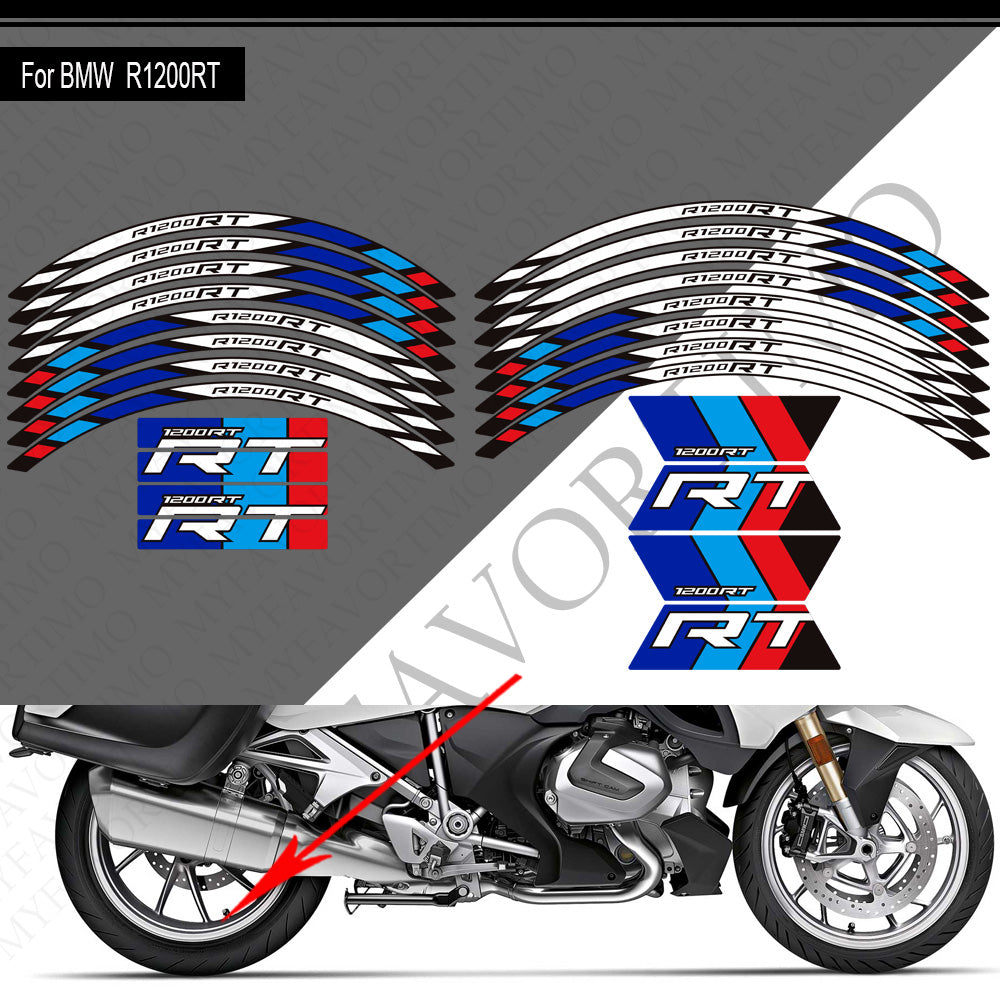BMW R1200RT PVC Decals Kit 丨 Tank and Full Body Stickers