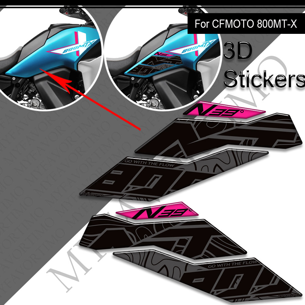 CFMOTO 800MT-X Body Panel Decals Kit 2024-2025 丨 Fairing and Full Set Stickers