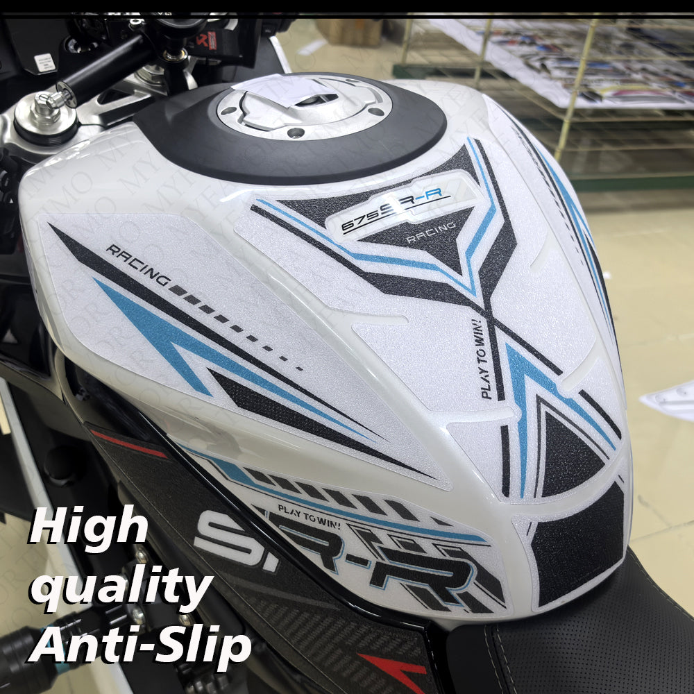 CFMOTO 675SR-R 675SRR Protection Réservoir 2025-2026 | Grip Genoux Mat Antidérapant