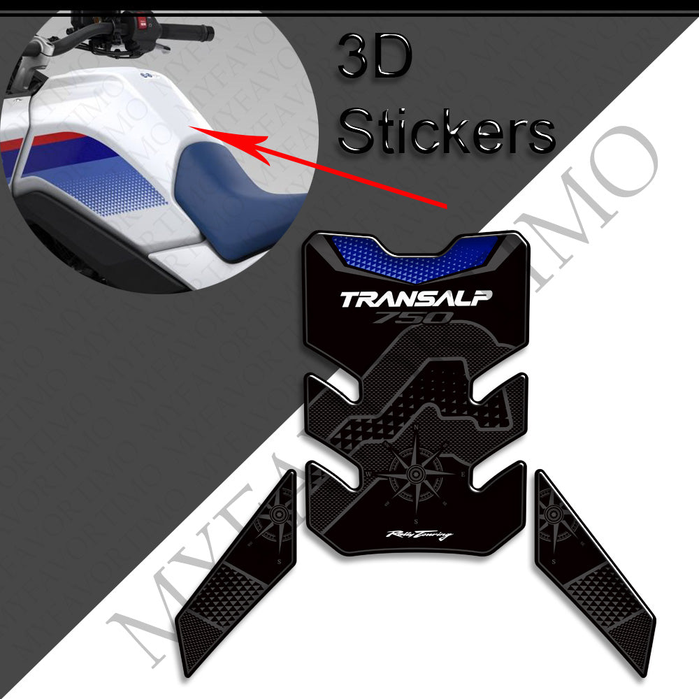 Honda XL750 Transalp Decals Kit 2023 丨 Tank Pad and Full Body Stickers