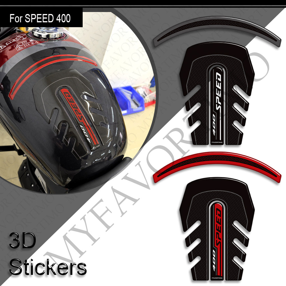 Triumph Speed 400 Decals Kit 2024-2025 丨 Tank Pad and Full Body Stickers