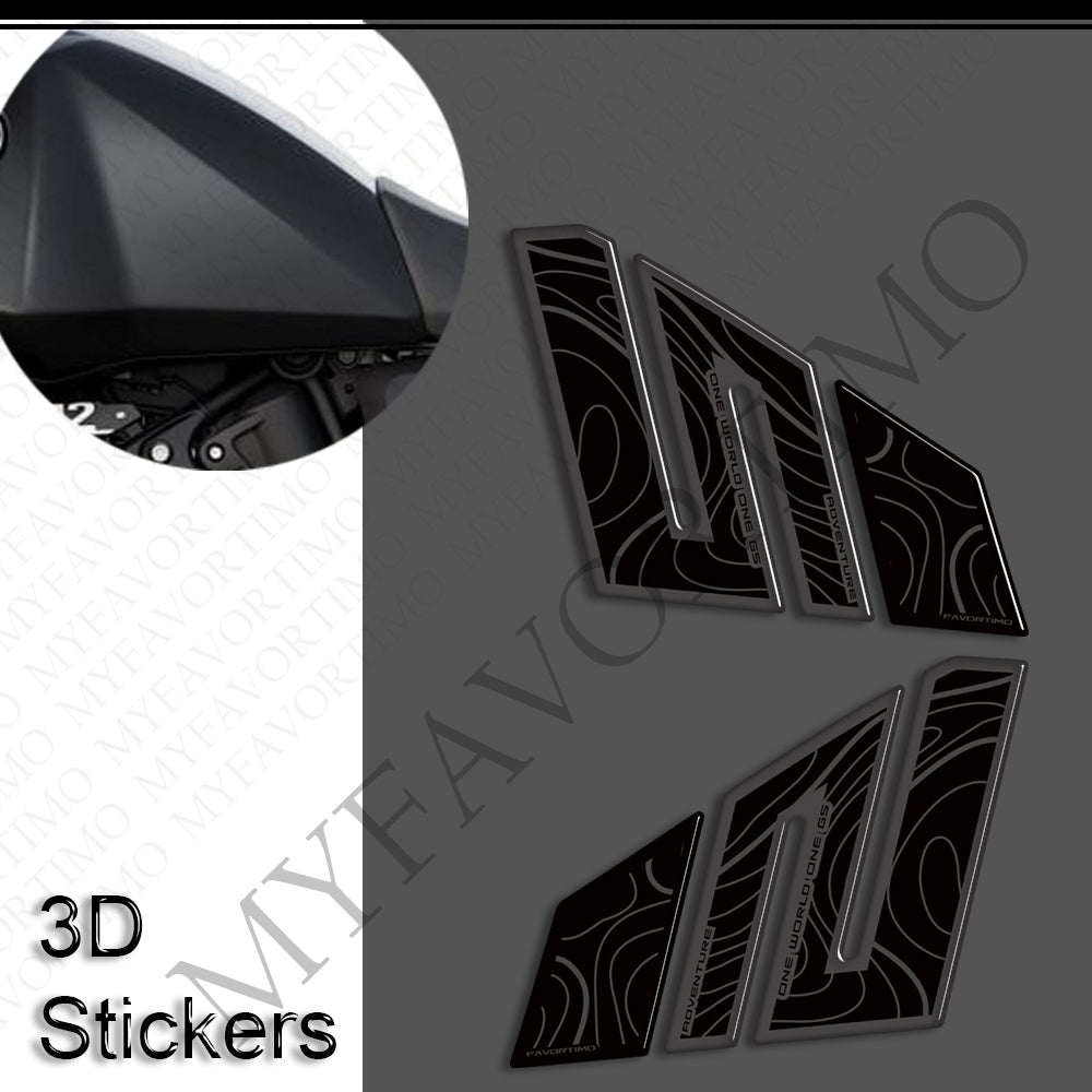 BMW R12GS R 12 G/S 3D Epoxy Tank Decals Kit 2025-2026 丨 Fuel Cap and Side Stickers