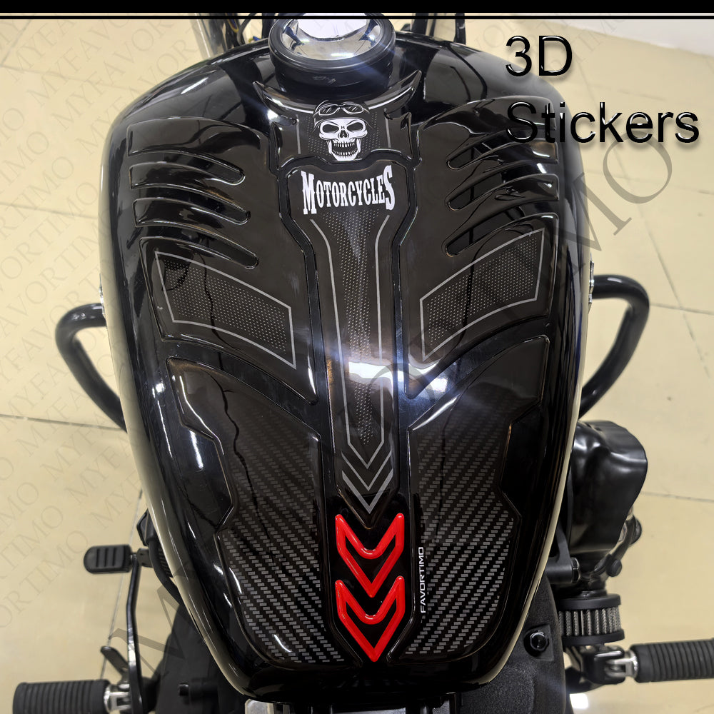 Harley-Davidson Street Bob Tank Pad 107 114 117 丨 Center Protector Sticker