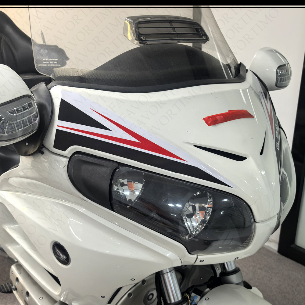 Honda Goldwing GL1800 F6B 2011‑2017 | PVC Tank Grips Front Fairing Fender Stickers Decals Kit