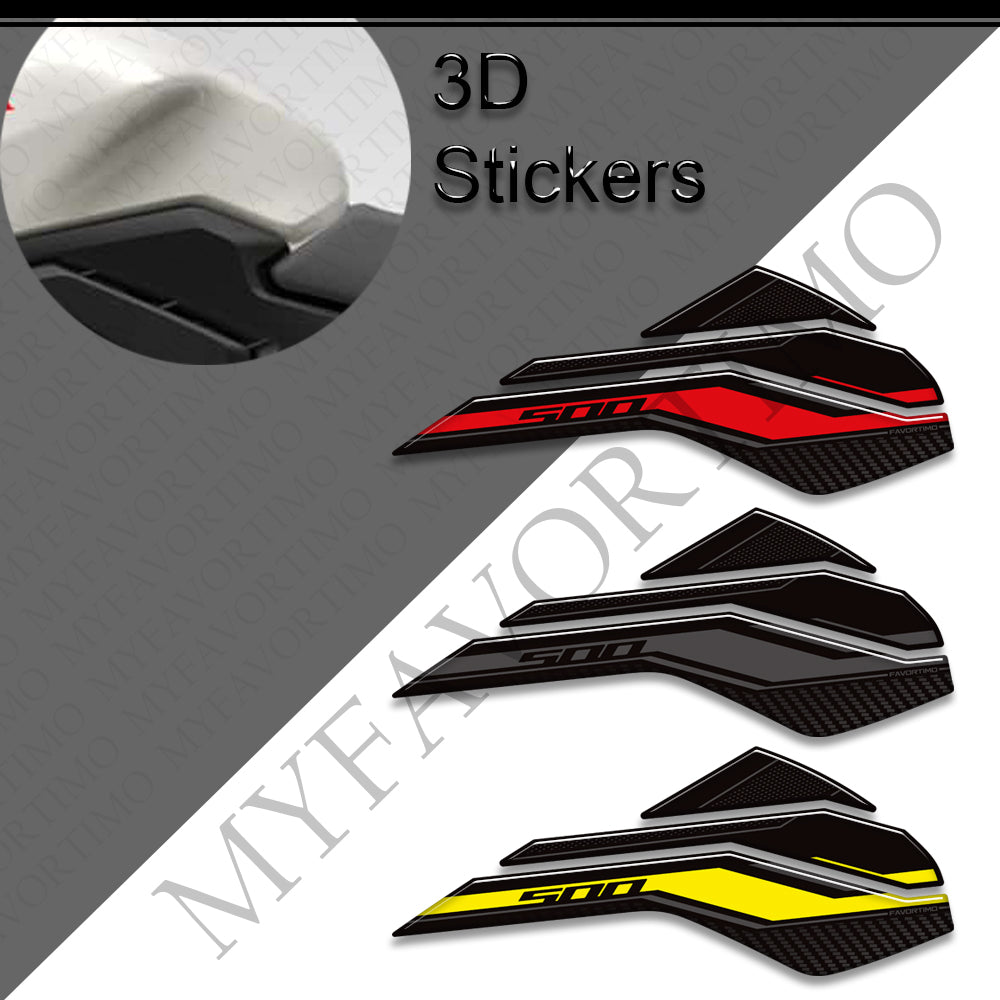 Honda CB500 Hornet CB500F CBR500R 3D Epoxy Tank Decals Kit 丨 Fuel Cap and Side Stickers