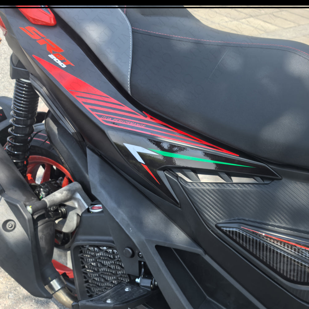 Aprilia SR GT 125 200 Sport Replica PVC Decals Kit 丨 Front and Body Stickers