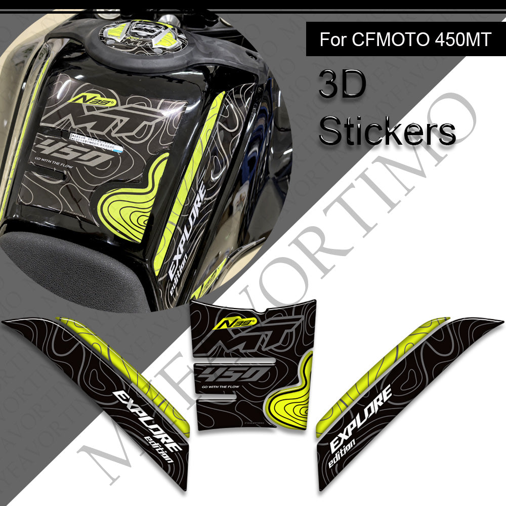 CFMOTO 450MT Body Panel Decals Kit 丨 Fairing and Full Set Stickers