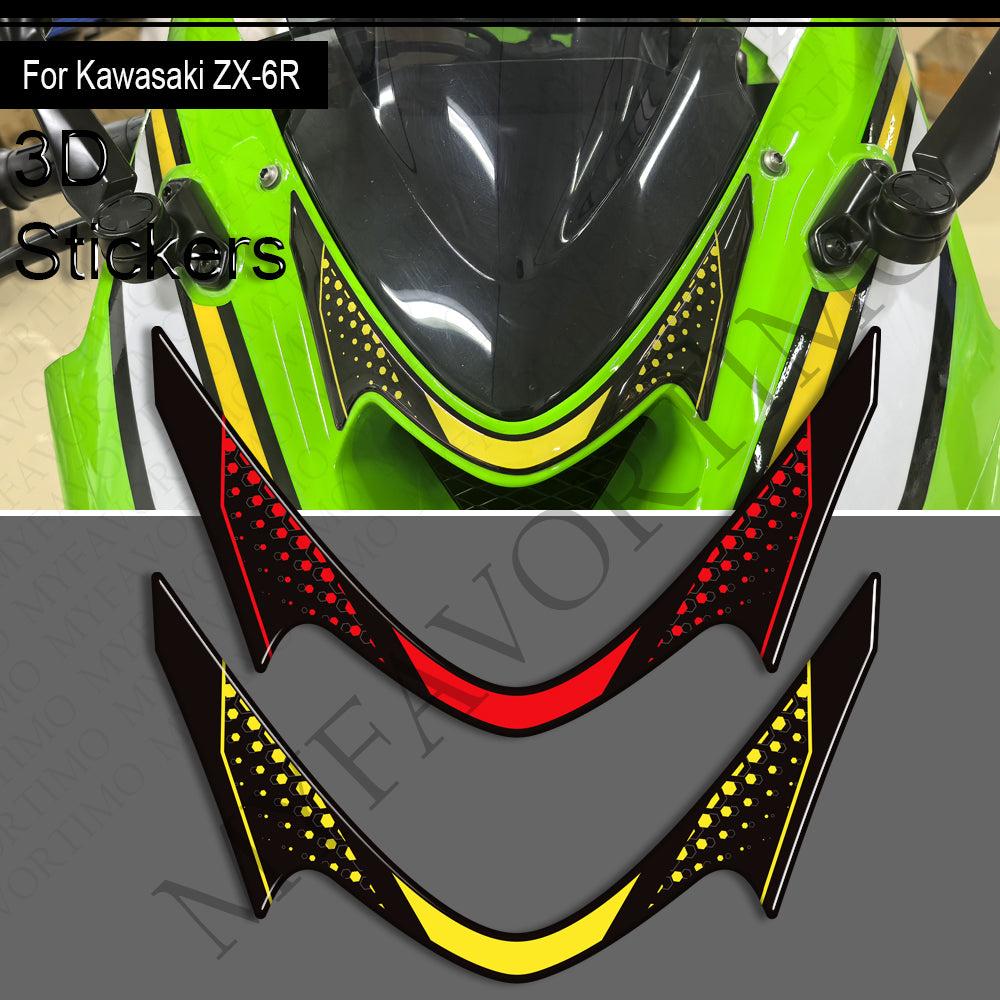 Kawasaki Ninja ZX-6R Decals Kit 2024-2026 丨 Tank Pad and Full Set Stickers
