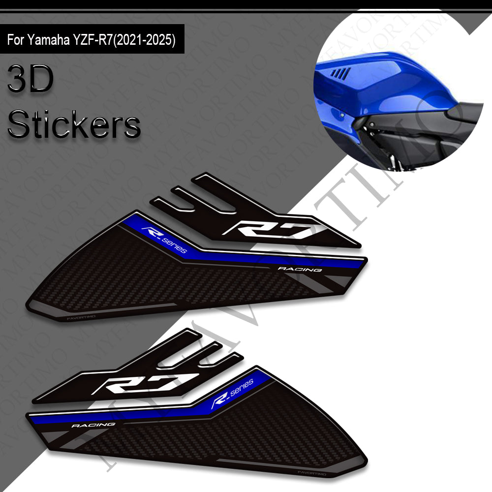 Yamaha YZF-R7 Decals Kit 2021-2025 丨 Tank Pad and Side Stickers