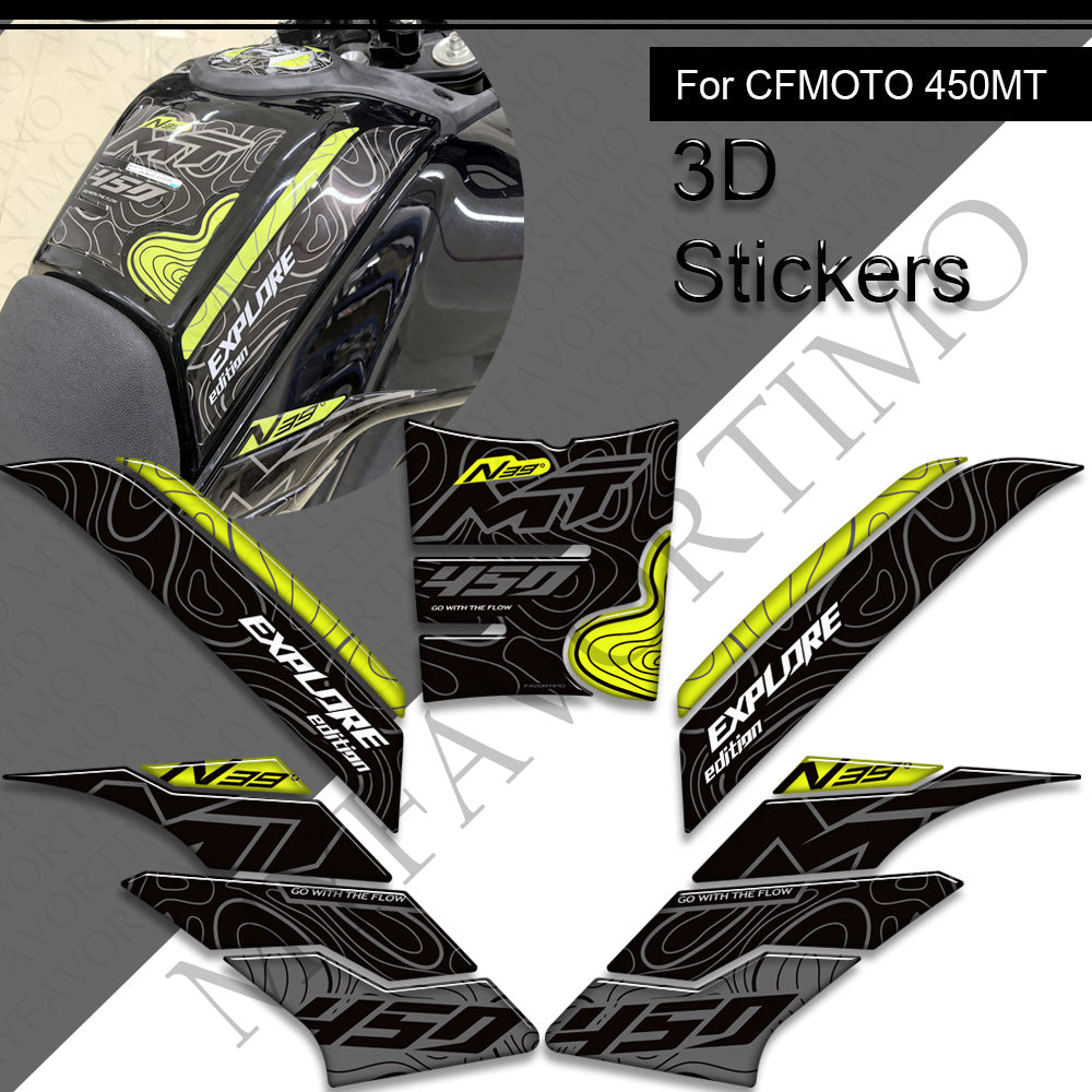 CFMOTO 450MT Body Panel Decals Kit 丨 Fairing and Full Set Stickers