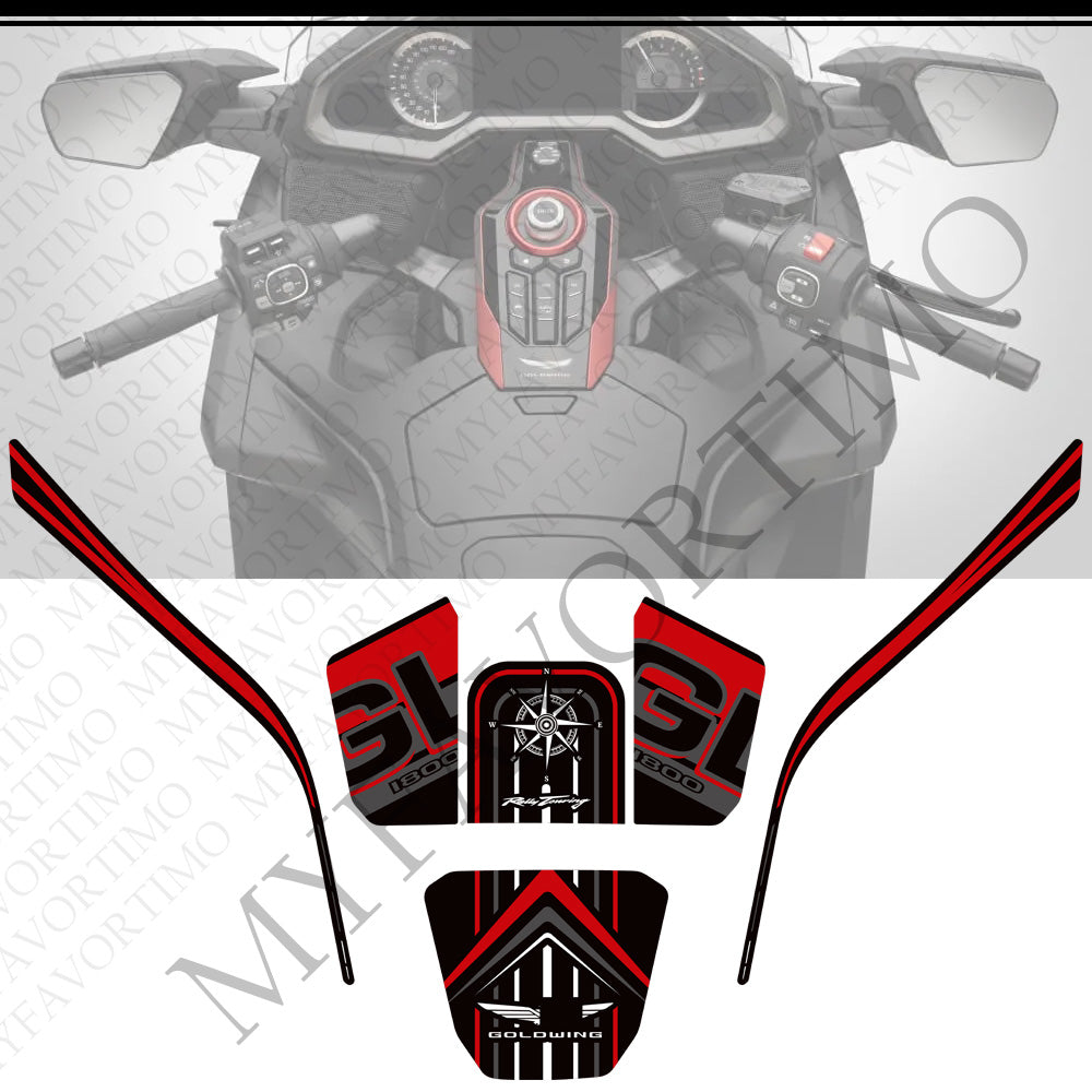 Honda Goldwing GL1800 F6B PVC Decals Kit 2018-2026 丨 Tank and Full Body Stickers