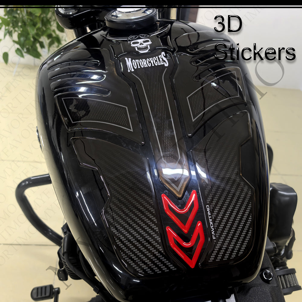 Harley-Davidson Street Bob Tank Pad 107 114 117 丨 Center Protector Sticker
