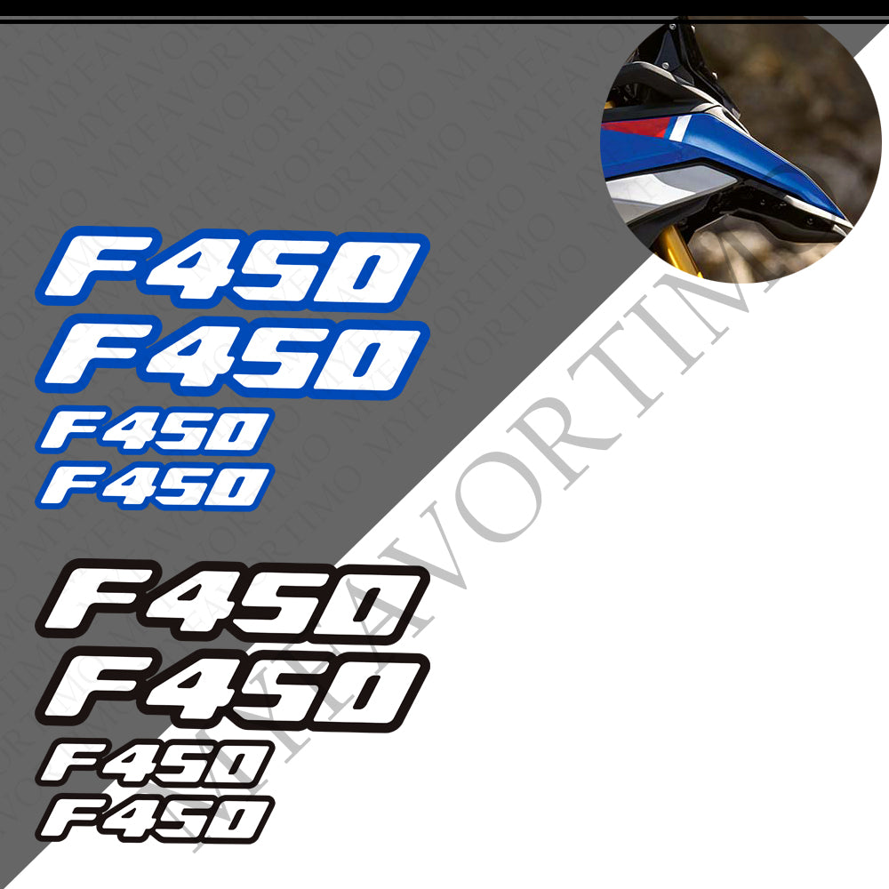 BMW F450GS 2026‑2027 Stickers | PVC Front Fairing Fender Protection  Decals Kit